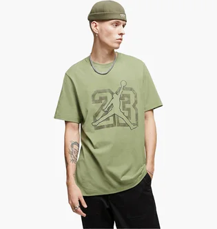 Футболка мужская Air Jordan T Shirt M J Flt Ess Jm Ss Crew Green FB7394-340