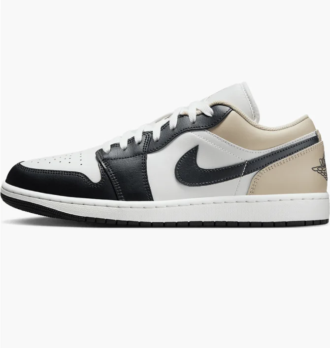 ᐉ Кросівки чоловічі Air Jordan 1 Low White/Black 553558-153
