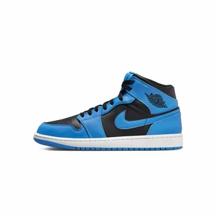 Кроссовки мужские Air Jordan Air 1 Mid Shoes Black/Blue DQ8426-401