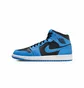 Кросівки чоловічі Air Jordan Air 1 Mid Shoes Black/Blue DQ8426-401