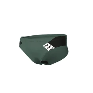 Плавки чоловічі arena Stripe Swim Briefs Green 007929-650
