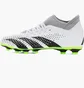 Бутсы унисекс Adidas Predator Accuracy .4 S Fg White GZ0016