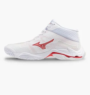 Кроссовки женские Mizuno Wave Lightning Elite Mid White V1GC260573