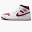 Кроссовки женские Nike Air Jordan 1 Mid Reverse Chicago Red W White Bq6472-161