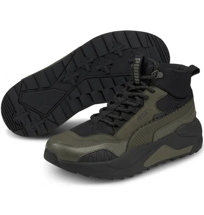 Кросівки чоловічі Puma X-Ray 2 Square Mid Winter Green/Black 373020-05