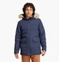 Парка мужская Adidas Hooded Fur Parka Blue IK0552