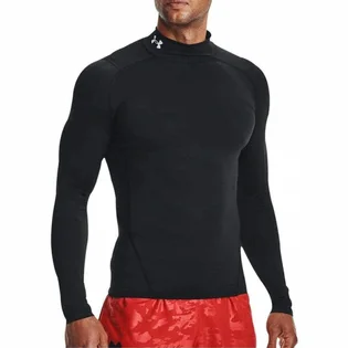 Лонгслив мужской Under Armour Heatgear Mock Long Sleeve Training Top Black 1369606-001