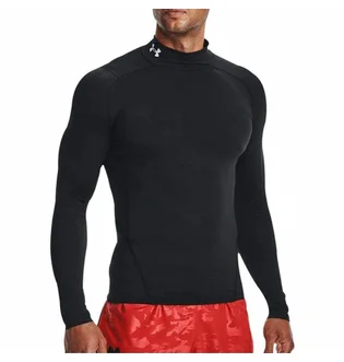 Лонгслив мужской Under Armour Heatgear Mock Long Sleeve Training Top Black 1369606-001