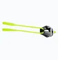 Очки для плавания унисекс Arena Tracks Jr Mirror Green/Black 1E560-053
