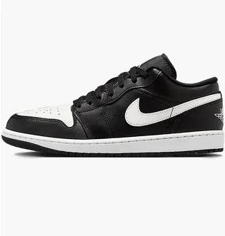 Кроссовки мужские Air Jordan 1 Low Black/White 553558-043