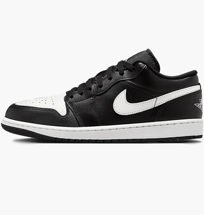 Кроссовки мужские Air Jordan 1 Low Black/White 553558-043