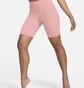 Топ женский Nike Zenvy WomenS Gentle-Support High-Waisted 8 Biker Shorts Peach DQ6003-618