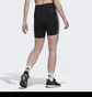 Шорты женские Adidas Training Essentials 3-Stripes High-Waisted Short Leggings Black HK9964