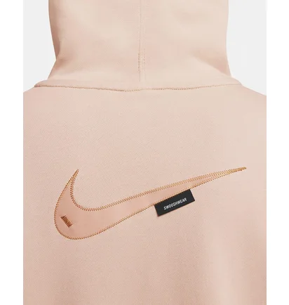 Худи унисекс Nike W Nsw Swsh Flc Hoodie Pink Dm6201-601