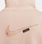 Худи унисекс Nike W Nsw Swsh Flc Hoodie Pink Dm6201-601