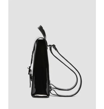 Рюкзак женский Dr. Martens Patent Leather Mini Backpack Black AB053006