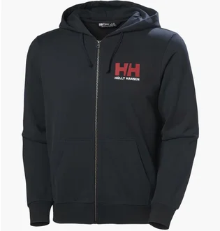 Худи мужское Helly Hansen Logo Full Zip 2.0 Blue 30393-597