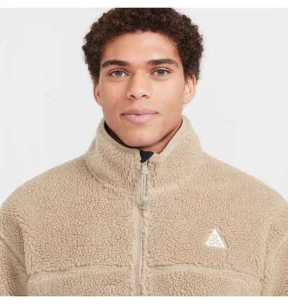 Куртка мужская Nike Acg Canwell Glacier Therma-Fit Adv Windproof Half-Z Beige FV8653-247