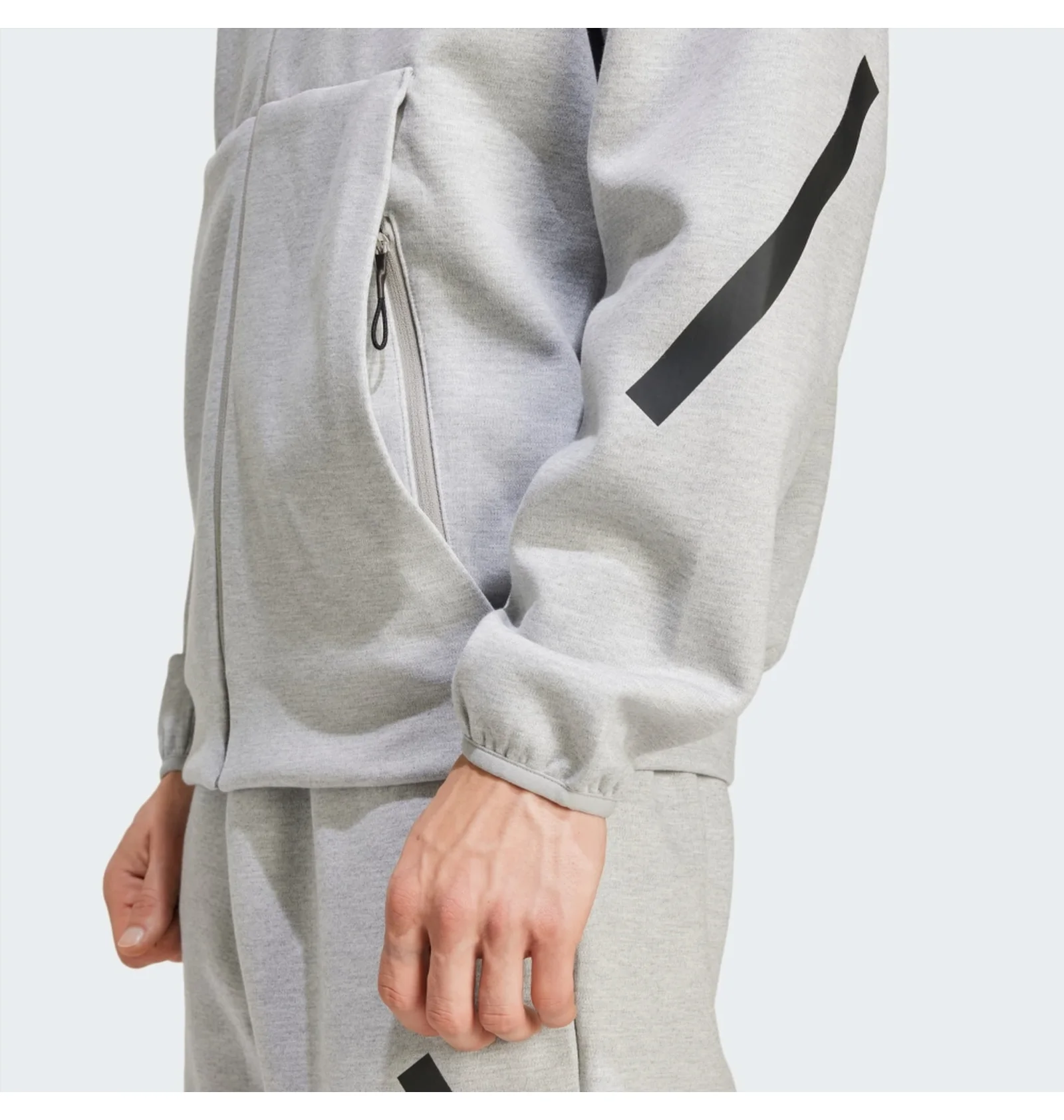 ᐉ Куртка мужская Adidas Z.N.E. Full-Zip Hooded Track Jacket White