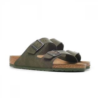Сандалі чоловічі Birkenstock Arizona Syn Desert Dust Thyme Olive 1024550