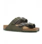 Сандалі чоловічі Birkenstock Arizona Syn Desert Dust Thyme Olive 1024550