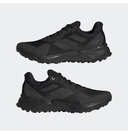 Кросівки чоловічі Adidas Terrex Soulstride Rain.Rdy Trail Running Shoes Black Gy9354