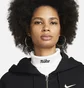 Толстовка женская Nike Nsw Phoenix Oversized Fleece Full-Zip Hoodie Black Dq5758-010