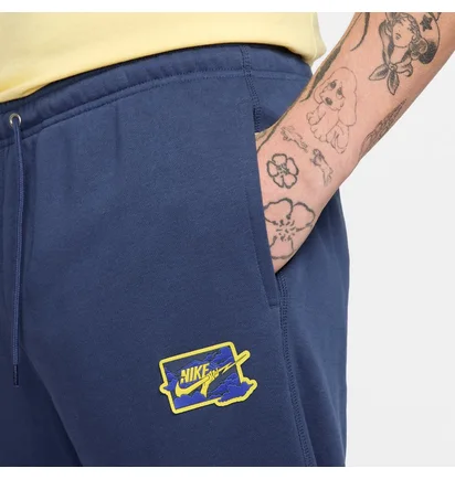 Штани чоловічі Nike M Club Ft Cuff Pant Bolt Blue FZ0766-410