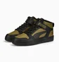 Кроссовки мужские Puma Mid Strap Winter Sneakers Black/Olive 386376