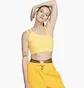 Топ женский Nike Nswevrdy Mod Aysm Crop Tank Yellow DV7926-795