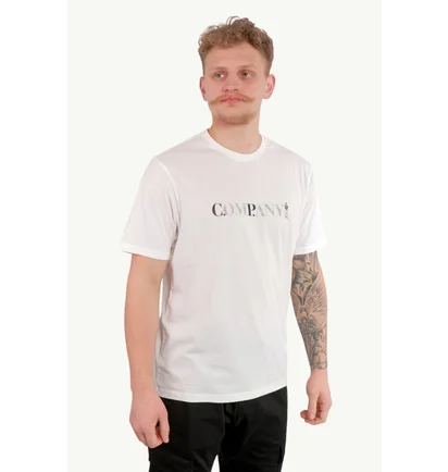 Футболка мужская C.P. Company Jersey White 20CMTS085A-005100W-103