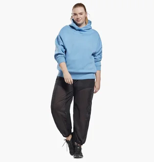 Худі жіноче Reebok Studio Recycled Oversize Hoodie (Plus Size) Light Blue Hb6909