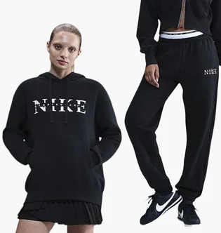 Спортивний костюм жіночий Nike Nsw Phnx Flc Po Black IH4054-010__IH4055-010