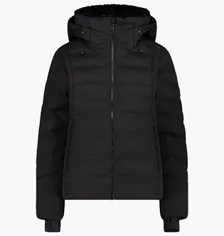 Куртка жіноча CMP Jacket Fix Hood Feel Warm Black 34W4406-U901