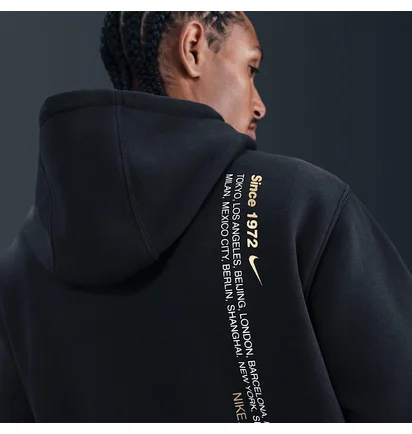 Худи мужское Nike Nk Club Bb Po Hdy Swsh Sport Black IM8321-010