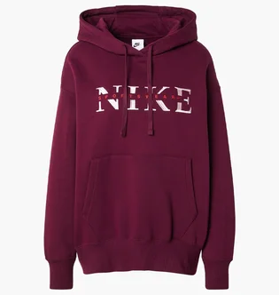 Худи женское Nike Sportswear Phoenix Fleece Bordo IH4054-610