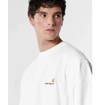 Футболка мужская Carhartt Wip American Script T-Shirt White I029956-02XX