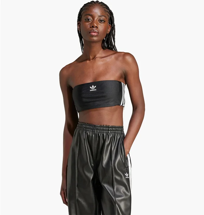 Топ женский Adidas Adicolor 3-Stripes Tube Top Black IX7823