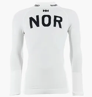 Термобілизна чоловіча Helly Hansen Lifa Seamless Racing Top White 49341-002