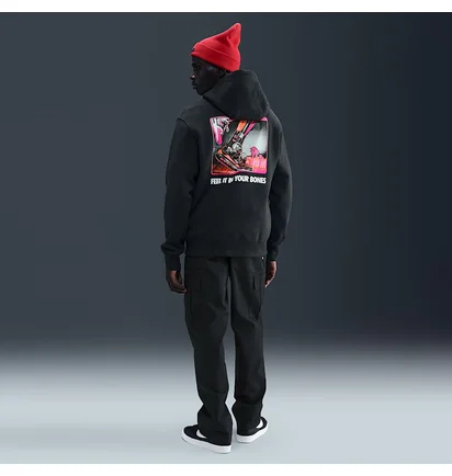 Худи мужское Nike Sportswear Club Pullover Fleece Black IF1767-045