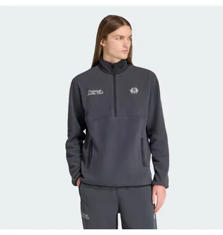 Кофта мужская Adidas Regular Polar Fleece Quarter-Zip Grey JX8191