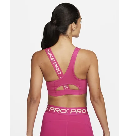 Топ женский Nike Df Swsh As Mmetric Bra Pink DM0570-615