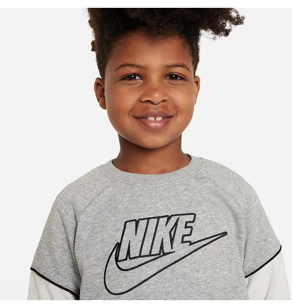 Спортивний костюм дитячий Nike Sportswear Amplify French Terry Grey/White 86L198-042