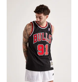 Майка мужская Mitchell & Ness Swingman Dennis Rodman Chicago Bulls Alternate Jersey Black SMJYGS18152-CBUBLCK97DRD