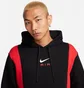 Худи мужское Nike Air Po Hoody Black/Red FV0167-012