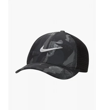 Кепка унисекс Nike Df Arobl L91 Cap Camo Grey Dv2992-077