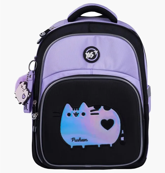 Рюкзак дитячий YES Pusheen Shiny Black/Violet S-91-559816