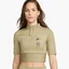 Футболка женская Nike Nsw Top Ss Rib Su Olive FJ5253-276