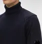 Свитер C.P. Company Knitwear - Turtle Neck Lambswool Black 11CMKN0888A-005504A