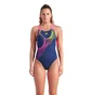 Купальник жіночий Arena Ripples Swimsuit V Back B Blue 009021-780